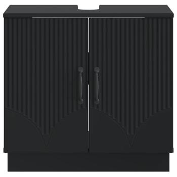 Waschbeckenschrank HOORN Schwarz 59,5 x 31,5 x 56 cm