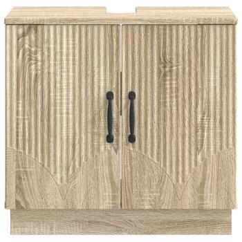 Waschbeckenschrank HOORN Sonoma-Eiche 59,5 x 31,5 x 56 cm
