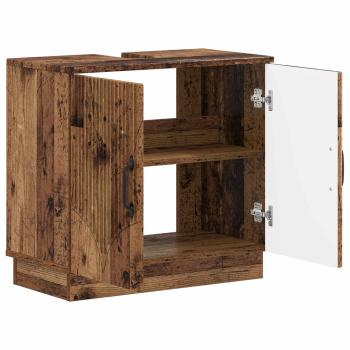 Waschbeckenschrank HOORN Altholz 59,5 x 31,5 x 56 cm