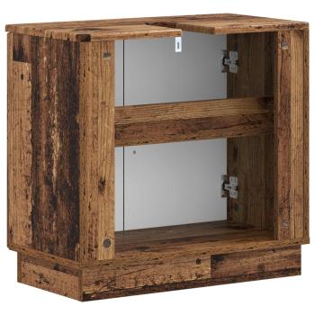 Waschbeckenschrank HOORN Altholz 59,5 x 31,5 x 56 cm