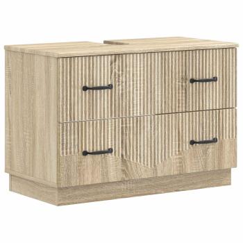 ARDEBO.de - Waschbeckenschrank HOORN Sonoma-Eiche 82 x 41 x 56 cm