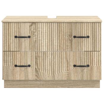 Waschbeckenschrank HOORN Sonoma-Eiche 82 x 41 x 56 cm