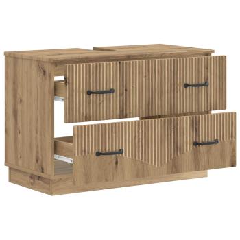 Waschbeckenschrank HOORN Artisan-Eiche 82 x 41 x 56 cm