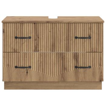 Waschbeckenschrank HOORN Artisan-Eiche 82 x 41 x 56 cm