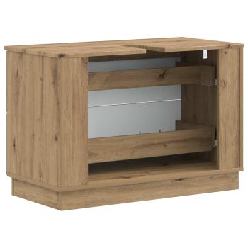 Waschbeckenschrank HOORN Artisan-Eiche 82 x 41 x 56 cm