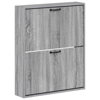 ARDEBO.de - Wandmontierter Schuhschrank HOORN 71 x 17 x 86 cm Holzwerkstoff