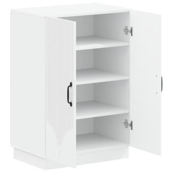 Schuhschrank HOORN 59,5 x 39,5 x 87 cm Holzwerkstoff Weiß