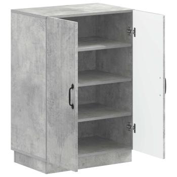 Schuhschrank HOORN 59,5 x 39,5 x 87 cm Holzwerkstoff Betongrau