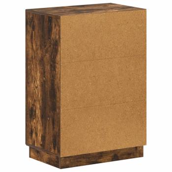 Schuhschrank HOORN 59,5 x 39,5 x 87 cm Holzwerkstoff Raucheiche