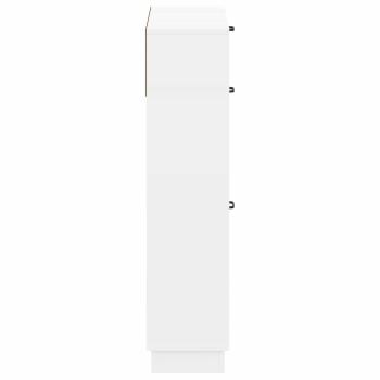 Schuhschrank HOORN 78 x 24 x 100 cm Holzwerkstoff Weiß