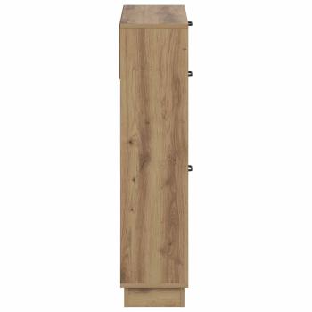 Schuhschrank HOORN 78 x 24 x 100 cm Holzwerkstoff Artisan-Eiche
