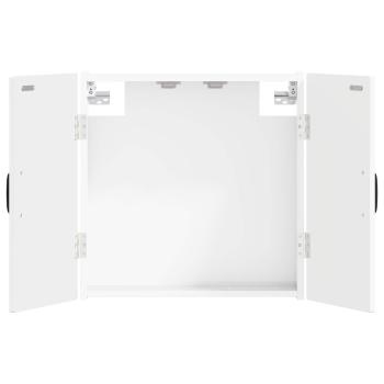 Dartboard Schrank HOORN Hochglanz Wei? 52,5 x 10,5 x 53,5 cm