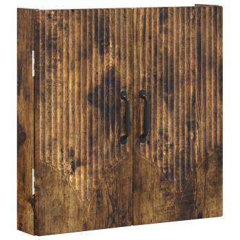 Dartboard Schrank HOORN R?uchereiche 52,5 x 10,5 x 53,5 cm