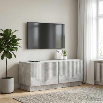 ARDEBO.de - TV-Schrank Betongrau Holzwerkstoff