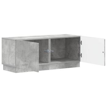 TV-Schrank Betongrau Holzwerkstoff