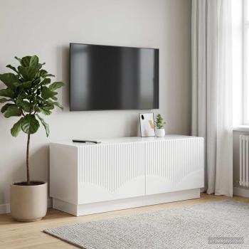 ARDEBO.de - TV-Schrank Hochglanz Weiß Holzwerkstoff