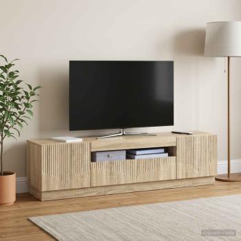 ARDEBO.de - LED-TV-Schrank Sonoma-Eiche Holzwerkstoff