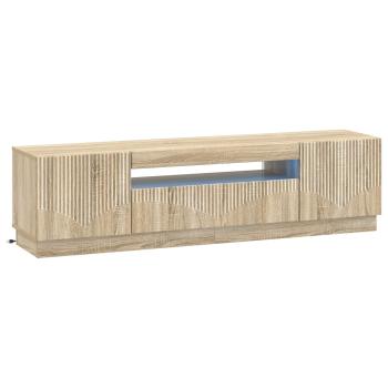LED-TV-Schrank Sonoma-Eiche Holzwerkstoff