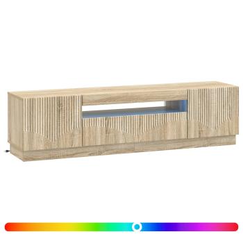 LED-TV-Schrank Sonoma-Eiche Holzwerkstoff