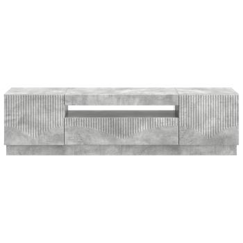 LED-TV-Schrank Betongrau Holzwerkstoff