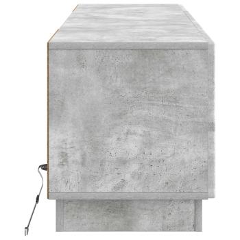 LED-TV-Schrank Betongrau Holzwerkstoff