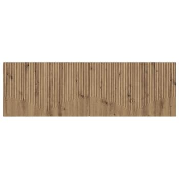 Wandmontiertes Kopfteil HOORN Artisan-Eiche Holzwerkstoff