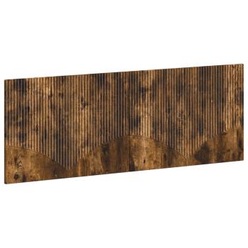 Wandmontiertes Kopfteil HOORN Raucheiche Holzwerkstoff