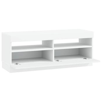 LED-TV-Schrank Weiß Holzwerkstoff
