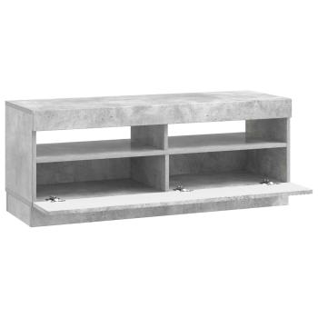 LED-TV-Schrank Betongrau Holzwerkstoff