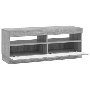 LED-TV-Schrank Sonoma-Grau Holzwerkstoff