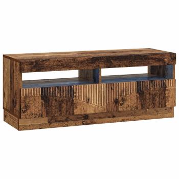 ARDEBO.de - LED-TV-Schrank Altholz Holzwerkstoff