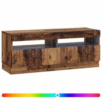 LED-TV-Schrank Altholz Holzwerkstoff