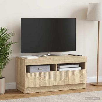 LED-TV-Schrank Sonoma-Eiche Holzwerkstoff