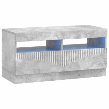 LED-TV-Schrank Betongrau Holzwerkstoff