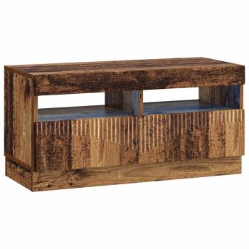 LED-TV-Schrank Altholz Holzwerkstoff
