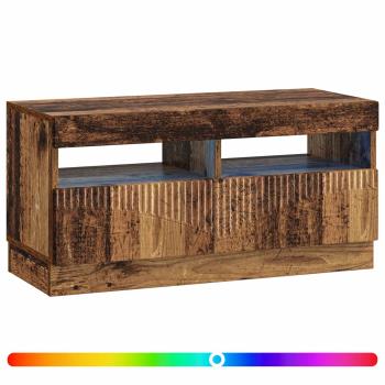 LED-TV-Schrank Altholz Holzwerkstoff