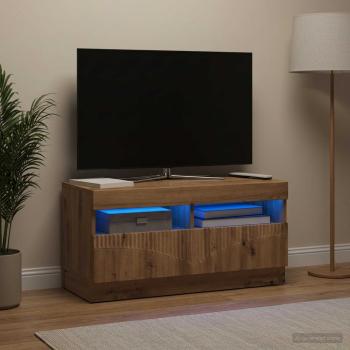 ARDEBO.de - LED-TV-Schrank Artisan-Eiche Holzwerkstoff