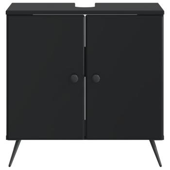 Waschbeckenschrank BREDA Schwarz 59,5 x 31,5 x 59 cm