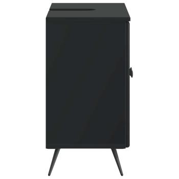Waschbeckenschrank BREDA Schwarz 59,5 x 31,5 x 59 cm