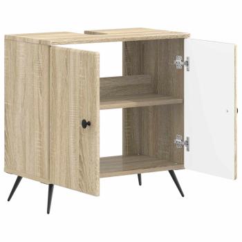 Waschbeckenschrank BREDA Sonoma-Eiche 59,5 x 31,5 x 59 cm