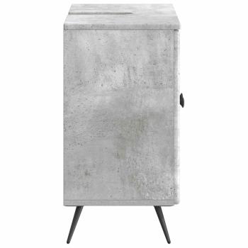 Waschbeckenschrank BREDA Betongrau 59,5 x 31,5 x 59 cm
