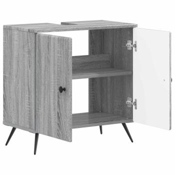 Waschbeckenschrank BREDA Sonoma-Grau 59,5 x 31,5 x 59 cm