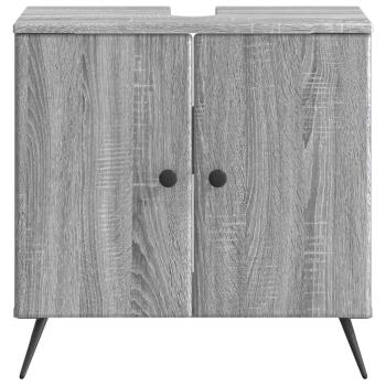 Waschbeckenschrank BREDA Sonoma-Grau 59,5 x 31,5 x 59 cm