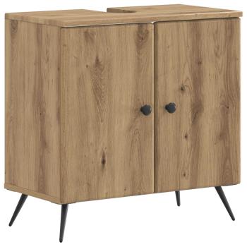 ARDEBO.de - Waschbeckenschrank BREDA Artisan-Eiche 59,5 x 31,5 x 59 cm