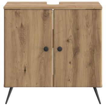 Waschbeckenschrank BREDA Artisan-Eiche 59,5 x 31,5 x 59 cm
