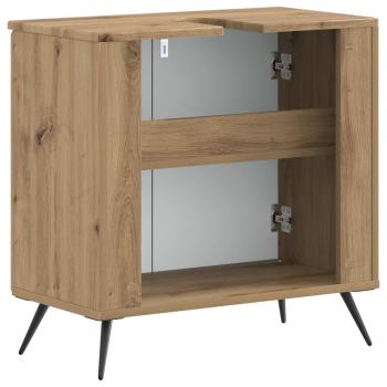 Waschbeckenschrank BREDA Artisan-Eiche 59,5 x 31,5 x 59 cm