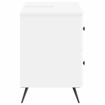 Waschbeckenschrank BREDA Weiß 82 x 41 x 59 cm Holzwerkstoff