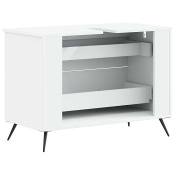 Waschbeckenschrank BREDA Weiß 82 x 41 x 59 cm Holzwerkstoff