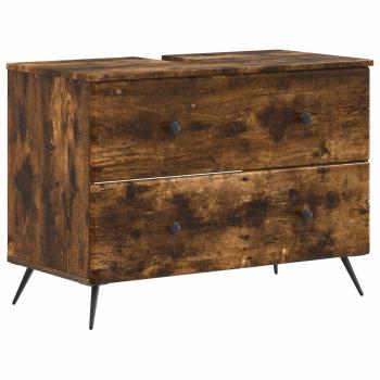 Waschbeckenschrank BREDA Raucheiche 82 x 41 x 59 cm