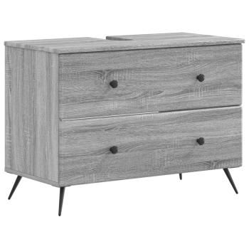 Waschbeckenschrank BREDA Sonoma-Grau 82 x 41 x 59 cm